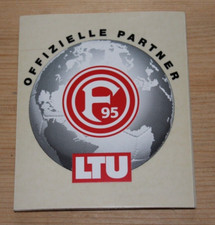 Aufkleber LTU Fortuna Düsseldorf F95 Offizielle Partner OraCal Folie Transparent