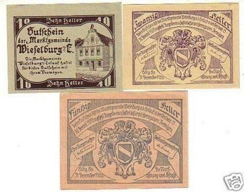 Banknoten notgeld - 3,