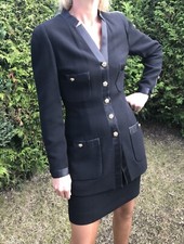 *Chanel* Exklusives Kostüm Schwarz FR38/DE34/36