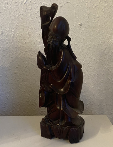 30cm handgeschnitzte holzfigur - handgeschnitzte,