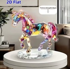 Acrylic Horse Statue Sculpture