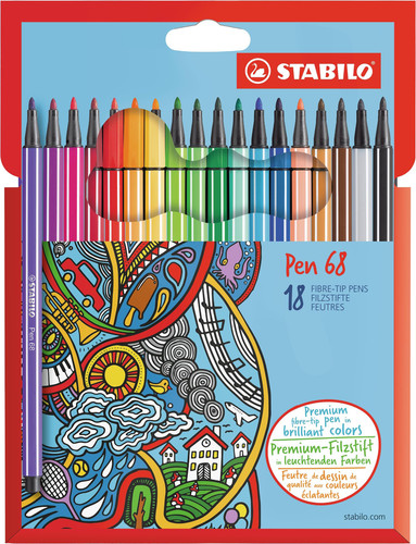 Stabilo pen fasermaler 18 - stabilo,