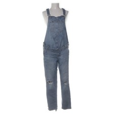 H&M Mama, Latzhose, Größe: L, Blau, Baumwolle/Elasthan, Damen, Einfarbig #MzJ