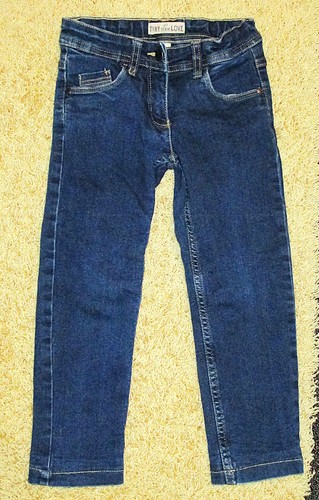 Mädchen thermo hose jeans - thermo,