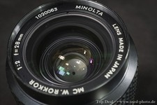 Minolta MC W.ROKKOR 28mm f2 |