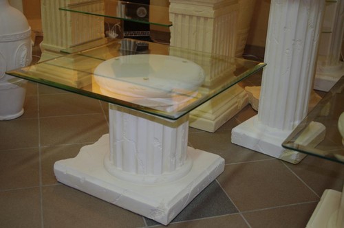Glas tisch beistelltisch - glas,