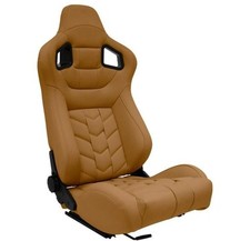 AutoStyle SS 87LC GK Rennsitz Sportsitz beige Kunstleder