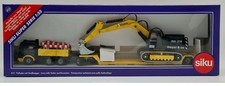 SIKU 4111 LKW Mercedes SK mit Tieflader und Großbagger, 1:55, OVP