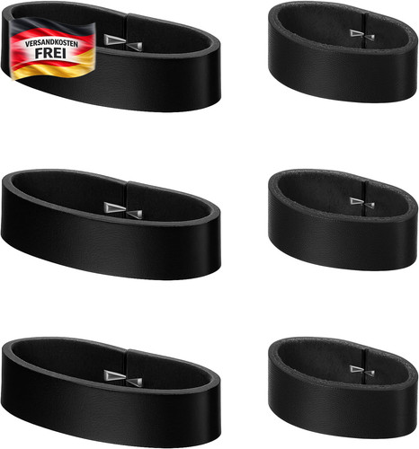 Leder gürtelschlaufen set - gürtelschlaufen, 6