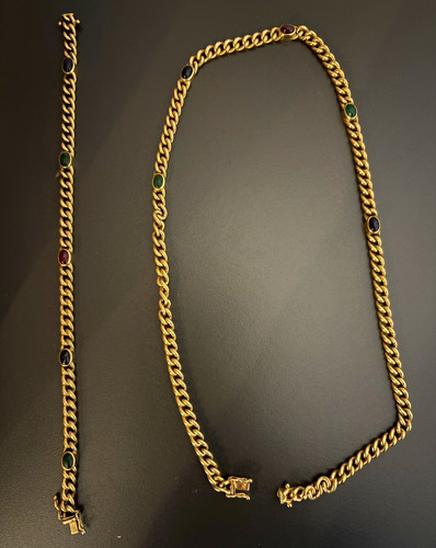 14k gelbgold 585 - 585, halskette