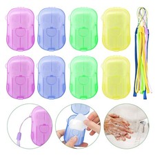 Mini Seife Papier Blätter Packung für Reisen, biologisch abbaubar, tragbar, h...