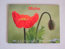 1x Postkartenbuch Klatschmohn Mohn 15 verschiedene Motive Postkarten  Blumen