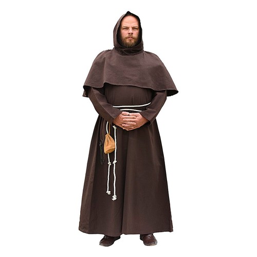 Mönchskutte benedikt braun - mönchskutte,