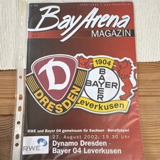 Programmheft: SG Dynamo Dresden - Bayer 04 Leverkusen 27.8.2002