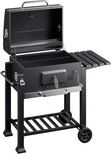 Bbq holzkohle grillwagen mit - grillwagen,