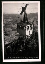 Ansichtskarte Rax, Gondel der Seilbahn 1940 