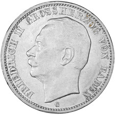 3 Mark 1912 G - Baden -