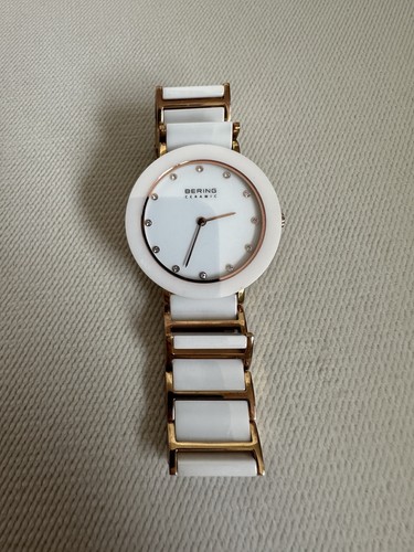 Bering uhr damen rund weiß - uhr,