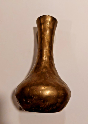 Massive messing vase - messing, kg