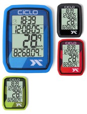 Ciclosport Protos 105 Kabel Fahrradcomputer 4 Zeilen Display Fahrradtacho Tacho