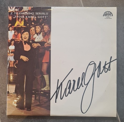 Karel gott vinyl autogramm - karel,