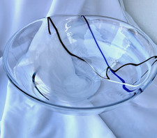 XL Große schwere Glas Schale