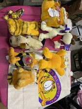 Garfield Lot Of Ten Plushies