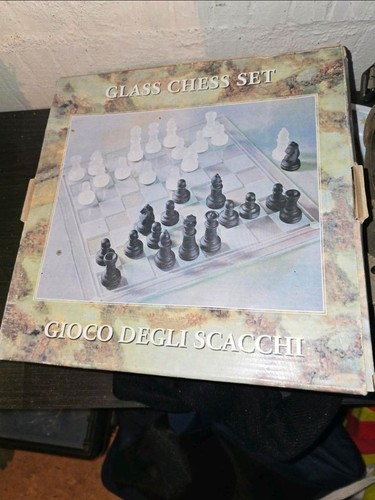 Glas schachspiel - glas,