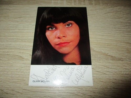 Olivia molina autogramm - molina,