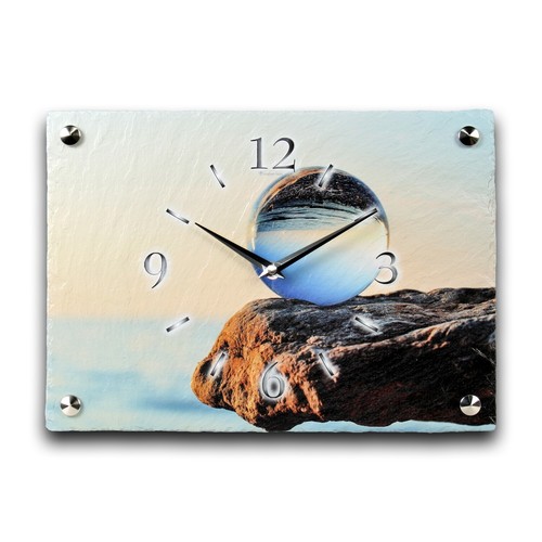 Glaskugel design funk wanduhr - design, funk-wanduhr