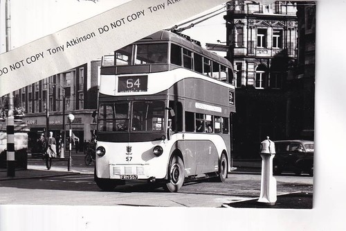 Hull corporation trolley - trolley, bus