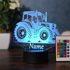 Personalisierbare LED-Traktor Lampe – für Traktorfahrer, Traktor Liebhaber