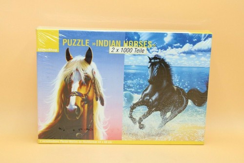 Neu indian horses - horses, puzzle
