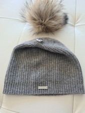 Beanie Mütze "SEEBERGER" 100% KASCHMIR Grau