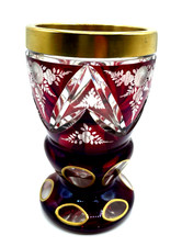 Vintage Böhmen Kristall Glas