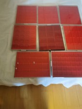 8x Lindner Münzkästen  8 Einschübe unterschiedliche Einteilungen stapelbar