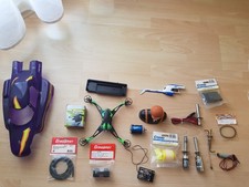 RC Modellbau Reste und Ersatzteile Konvolut an Bastler, Tamiya?