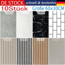 100Stück PVC Marmor Kacheln Wandaufkleber Selbstklebend Stick On Küche Bad Dekor