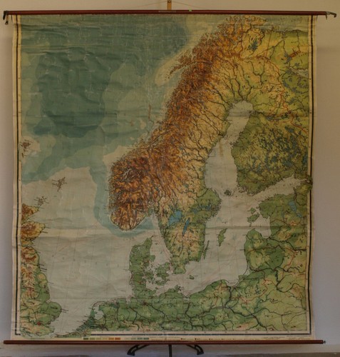 Schulwandkarte nordeuropa - schulwandkarte,
