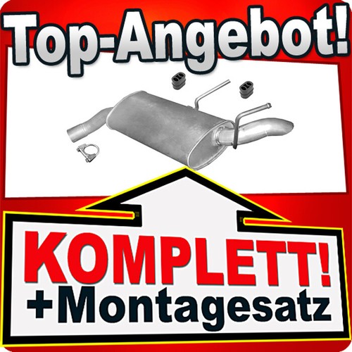 Endschalldämpfer für opel - endschalldämpfer,