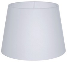 Lampenschirm Tischlampe Stehlampe Größen 30-44 cm E27/E14 Weiße Kälte MIRANO