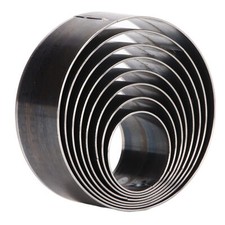 8 Stück 25-60mm Leder-Stanzform-Set Runde Stanzform Legierter Stahl Stanzen