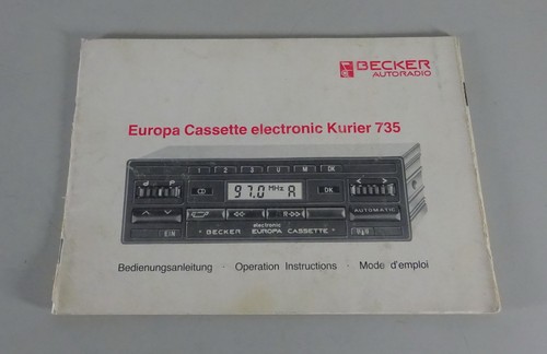Betriebsanleitung becker - betriebsanleitung,