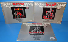 Fischertechnik Hobby 3 Bauanleitungen Experimente+Modelle Bd. 1+2 +Hobby1-5#8320