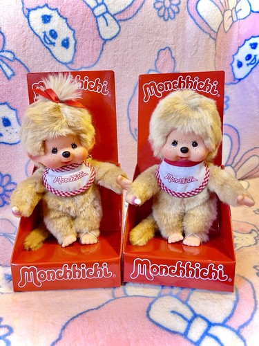 Monchhichi plush doll set - plush,