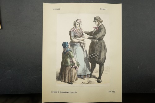 Bildtafel tracht kostüm - tracht, alt