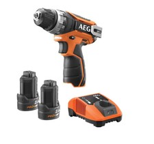 AEG BS 12 C2 Akku-Bohrschrauber  mit 2x2,0Ah Akku