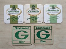 5 Bierdeckel Grosswald Heusweiler