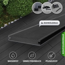 Wpc massiv terrassendielen - massiv,