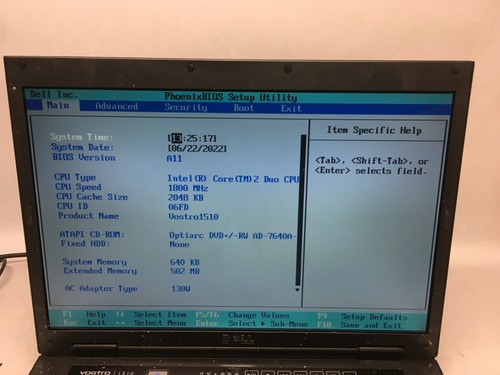 Dell vostro 1510 for - dell, 14"